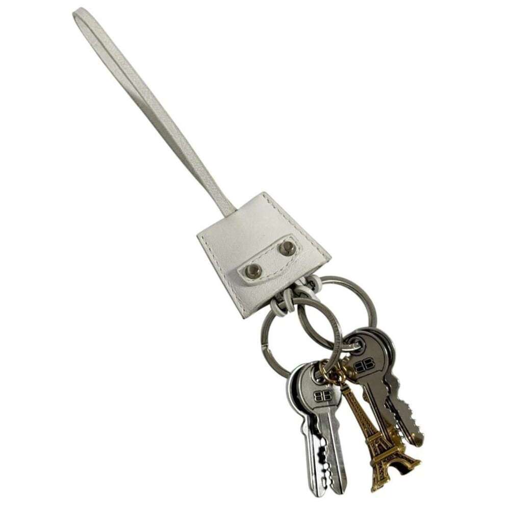 Balenciaga Women's/Men's Le City Bag Charm Eiffel White